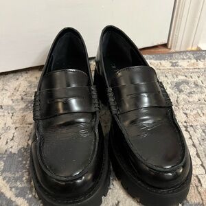 Steve Madden Langsten Black Loafers